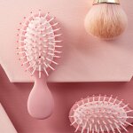 Mini peigne a coussin d'air portable, 1 pice, pour massage du cuir chevelu, couleur pure, brosse antistatique ...