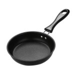 Mini pole a frire noire, mini ustensile de cuisine, pour crpes aux ¿ufs, omelette