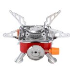 Mini pole a gaz de camping, cuisinire pliante, brleur de butane, sac a dos, cuisinire de voyage, ...