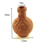 Mini pot de fleurs en c�ramique, 1 pi�ce, simulation de meubles, vase pour d�coration de maison de poup�e ...