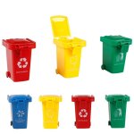 Mini poubelle a jouets pour v�hicules, 4 pi�ces, poubelle pour v�hicule en bordure de bordure