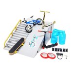 Mini rampe pour le bout des doigts, chaussures de scooter, bmx, skateboard, pices de rechange avec mini ...