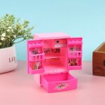 Mini réfrigérateur pour poupée barbie, accessoires de mode, meubles de maison de rêve, réfrigérateur ... Mini réfrigérateur pour poupée barbie, accessoires de mode, meubles de maison de rêve, réfrigérateur ...