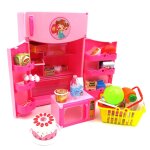 Mini r�frig�rateur de simulation, kit de nourriture, appareil m�nager, mod�le de jeu pour enfants, jouets ...