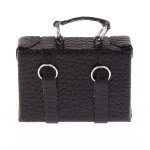 Mini sac a dos en cuir pour maison de poup�e 1 / 6 1 / 12, sacoche miniature a bandouli�re
