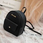 Mini sac a dos en cuir pu pour femmes et adolescentes, sac a bandoulire multifonctionnel pour tlphone ...