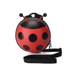 Mini sac a dos pour tout - petit avec laisse de scurit amovible ¿ motif coccinelle, harnais rglable, ...