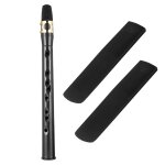 Mini saxophone de poche bb alto, embout en abs avec 2 anches, ensemble de saxophone noir, accessoires ...