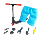 Mini scooter interactif pour les tout - petits, 10 pi�ces, jouets cascadeurs pour les doigts, patins ...