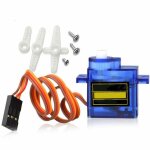 Mini servomoteurs sg90 rc 9g, 1 pice, mini klaxon, pour voiture, avion, bateau, robot, hlicoptre, ...