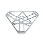 Mini support de feu de camp pliable portable, en mtal et en argent, grille de cuisson pour pique - nique ...