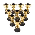 Mini tasse dorée pour enfant, 10 pièces, accessoires educatifs, pour le sport, jouet, récompense Mini tasse dorée pour enfant, 10 pièces, accessoires educatifs, pour le sport, jouet, récompense