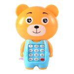 Mini t�l�phone electronique musical mignon pour enfants, jouet d'education pr�coce, dessin anim�, t�l�phone ...