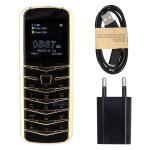 Mini telephone portable v03 double sim avec miroir metallique et petit ecran, compatible avec l'ue (100 ...