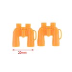 Mini t�lescope pour maison de poup�e, jouet de poche pour enfants, version binoculaire portable, mod�le ...