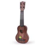Mini ukulele pour enfant, jouet de simulation de guitare, instrument de musique, d�veloppement musical, ...