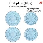 Mini vaisselle pour maison de poup�e, plateau, service a th�, salade, petit d�jeuner, nourriture, plats ...