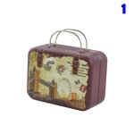 Mini valise en mtal, pochette de poupe, sac a main, sacs de coffre, dcoration de maison de poupe, ...