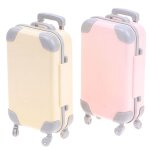 Mini valise de voyage 3d pour poupe, accessoires, meubles, jouets pour enfants, maison de jeu, train, ...
