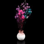 Mini vase miniature pour maison de poupée, accessoires, simulation de fleurs, jouets, 1 / 12 Mini vase miniature pour maison de poupée, accessoires, simulation de fleurs, jouets, 1 / 12