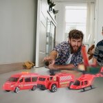 Mini v�hicule d'ambulance pour enfants gar�ons, mod�le de v�hicule classique, ing�nierie, pelleteuse, ...