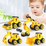 Mini v�hicule d'ing�nierie, jouets de construction en plastique, pelle, mod�les de tracteur pour enfants ...