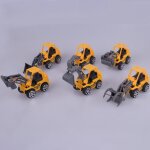 Mini v�hicule d'ing�nierie, voiture, camion, pelle, mod�le de jouets pour enfants, gar�ons et filles, ...