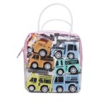 Mini v�hicule de traction pour b�b�s, voiture de police / el�vateur / construction, jouet de dessin anim� ...