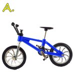 Mini vlo bmx a doigt pour garons, 1 pice, avec corde de frein, en alliage, modle de vlo de montagne ...