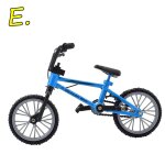 Mini vlo bmx a doigt pour garons, 1 pice, avec corde de frein, en alliage, modle de vlo de montagne ...