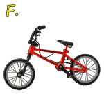 Mini vlo bmx a doigt pour garons, 1 pice, avec corde de frein, en alliage, modle de vlo de montagne ...