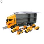 Mini voiture de police en alliage, v�hicule d'ing�nierie, camion de pompiers, mod�le de jouet pour enfants, ...