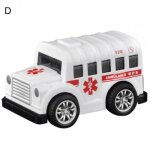 Mini voiture de police en m�tal, camions, bus scolaire, v�hicule d'ambulance, jouets pour enfants