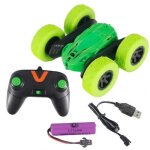 Mini voiture radiocommande 2. 4g 4ch pour enfants, nouveaut, buggy a dformation, robot a rotation ...
