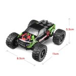 Mini voiture radiocommand�e c18 1:28, mod�le tout - terrain 2. 4gh, 20 km / h, d�rive a grande vitesse, ...