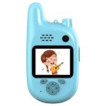 Mini walkie - talkie camra rechargeable 720p, jouet avec lecteur de musique mp3, apparence abs souple, ...