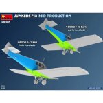 Miniart 48005 maquette avion junkers f13. mid prod. german, polish, swiss service 1 / 48 - miniart