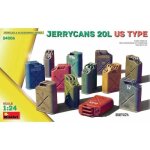 Miniart - accessoire maquettemaquette jerrycans 20l us type miniart24006 1:24 maquette char promo - ref ...