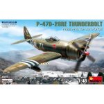 Miniart - maquette avion p - 47d - 28re thunderbolt. free french air force miniart48015 1:48 maquette ...