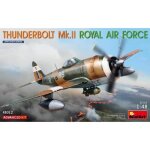 Miniart maquette avion thunderbolt mk. ii raf 1:48 - advanced kit (48012) - miniart