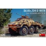 Miniart - maquette blind sd. kfz. 234 / 3 with 2cm schwebelafette 38 miniart35431 1:35 maquette char ...