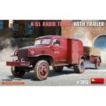 Miniart - maquette camion k - 51 radio truck with trailer miniart37062 1:35 maquette char promo - ref ...