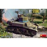 Miniart - maquette char m3 stuart diesel. early production miniart35417 1:35 maquette char promo - ref ...