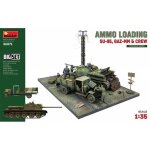 Miniart - maquette diorama ammo loading. su - 85, gaz - mm & crew. big set miniart36071 1:35 maquette ...
