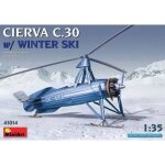 Miniart - maquette h�licopt�re cierva c. 30 with winter ski miniart 41014 1 / 35�me maquette char promo ...