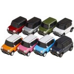 Miniature cube miniq deformed mini car collection: hustler edition abs / pvc, painted, complete set (8 ...