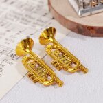 Miniatures pour maison de poupée, 2 pièces, echelle 1:12, instrument de musique, modèle tuba, décor pour ... Miniatures pour maison de poupée, 2 pièces, echelle 1:12, instrument de musique, modèle tuba, décor pour ...