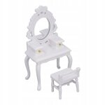 Miniature de tabouret de coiffeuse de maison de poupée 1:12 Miniature de tabouret de coiffeuse de maison de poupée 1:12
