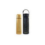 Miniland - deluxe thermos gold exclusif pour liquides de 500ml avec effet chromé et sac isotherme prémium, ... Miniland - deluxe thermos gold exclusif pour liquides de 500ml avec effet chromé et sac isotherme prémium, ...