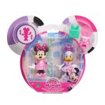 Minnie mouse minnie - blister 2 figurines 7, 5 cm avec accessoires - party